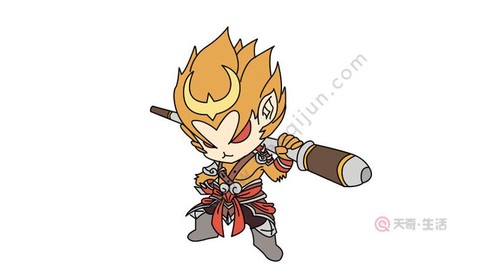 王者荣耀孙悟空怎么画[图2]